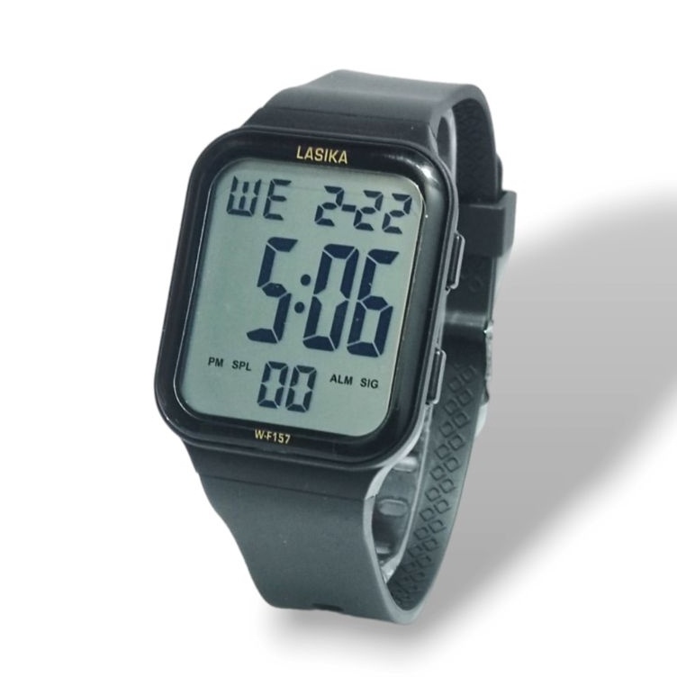 KODE O25J Jam Tangan Lasika WF157 Sport Digital Pria  Wanita Water Resistant
