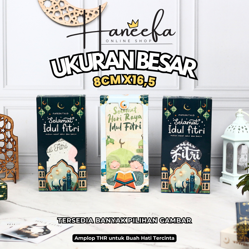 

Haneefa - AMPLOP THR LEBARAN JUMBO ANGPAO AMPLOP LEBARAN BESAR AMPLOP KARAKTER UNIK TANPA PERLU DILIPAT