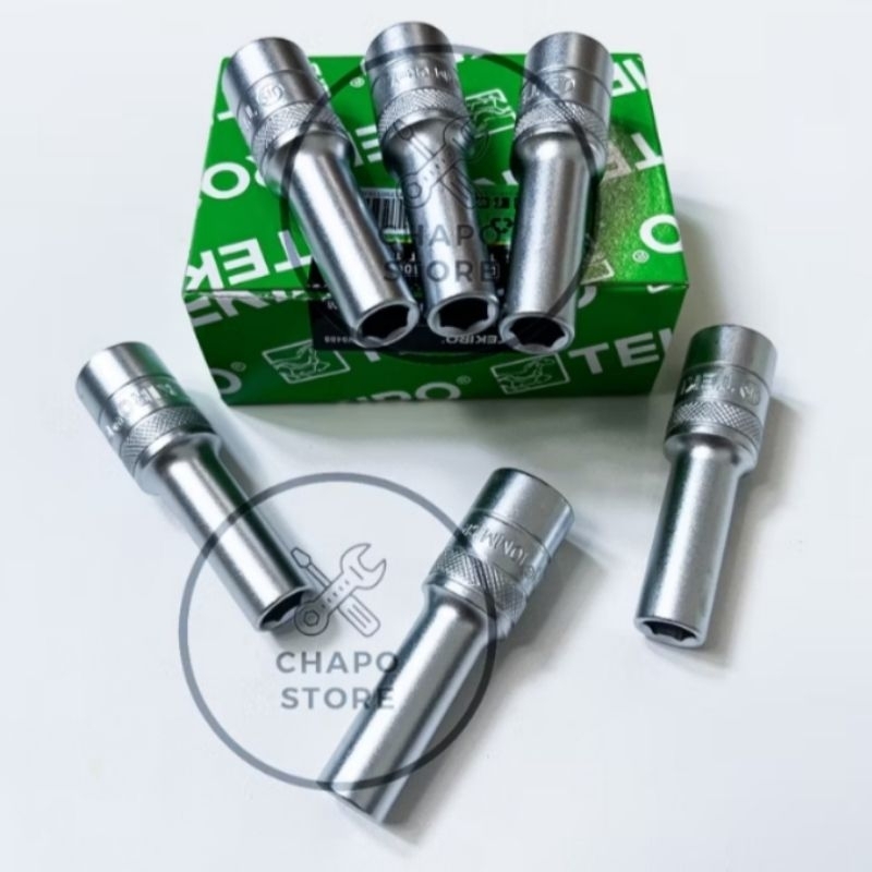 mata soc kunci sok 8 panjang 1/2"inchi 6 gigi tekiro
