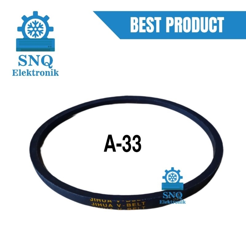 Vbelt mesin cuci A33 - Fan belt mesin cuci A 33 pengganti A820 atau A820E - van belt mesin cuci tipe