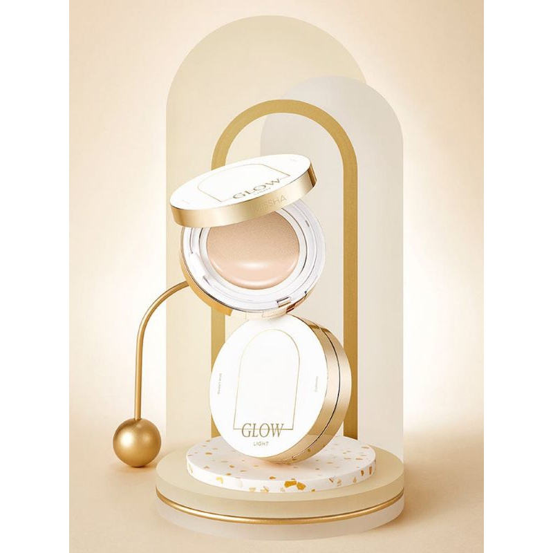 READY STOCK MISSHA GLOW CUSHION LIGTH ORIGINAL KOREA/cushion/bedak/glowcushion/glowcushionligth