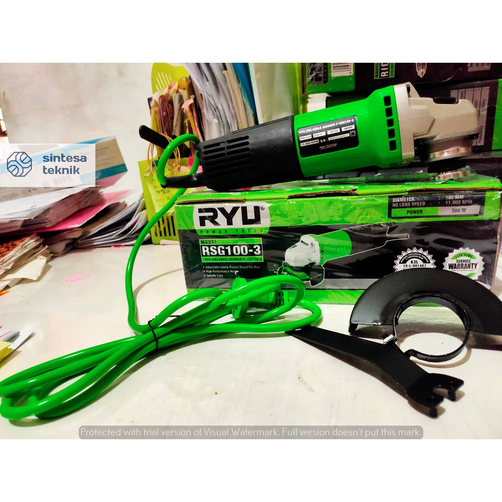 MESIN GERINDA RYU 100-3 ORIGINAL