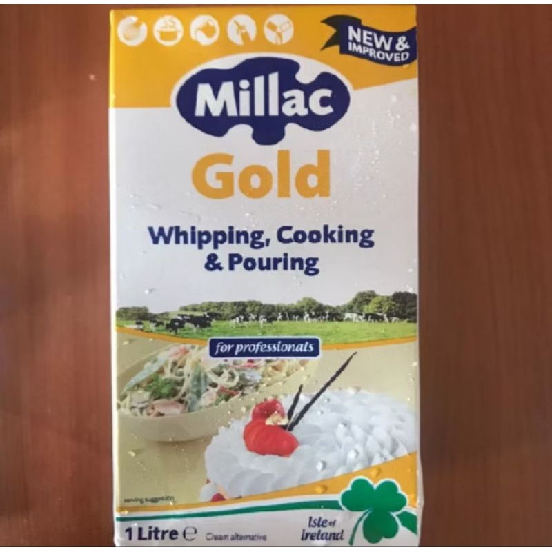 

MILLAC GOLD WHIP WHIPPING CREAM KEMASAN 1LITER
