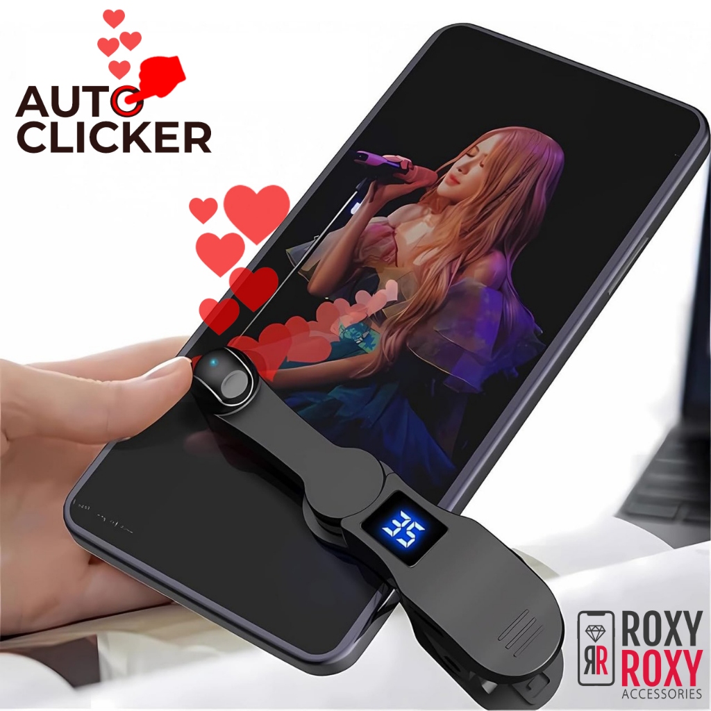 Auto Clicker Tapper Android Iphone Klik Otomatis Alat Scroll Layar Live Tiktok Like Otomatis