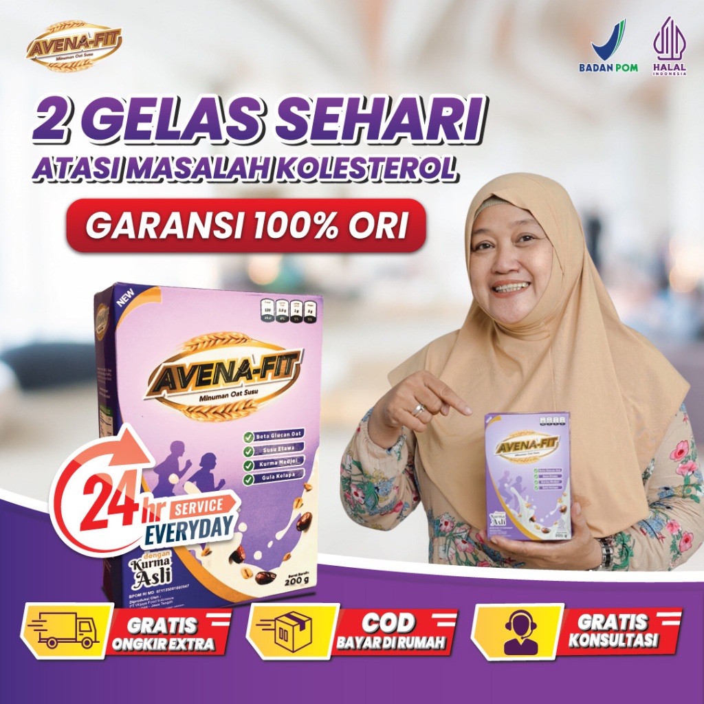 

Avenafit Minuman Sereal Turunkan Kolesterol Tinggi Dan Kadar Gula Darah