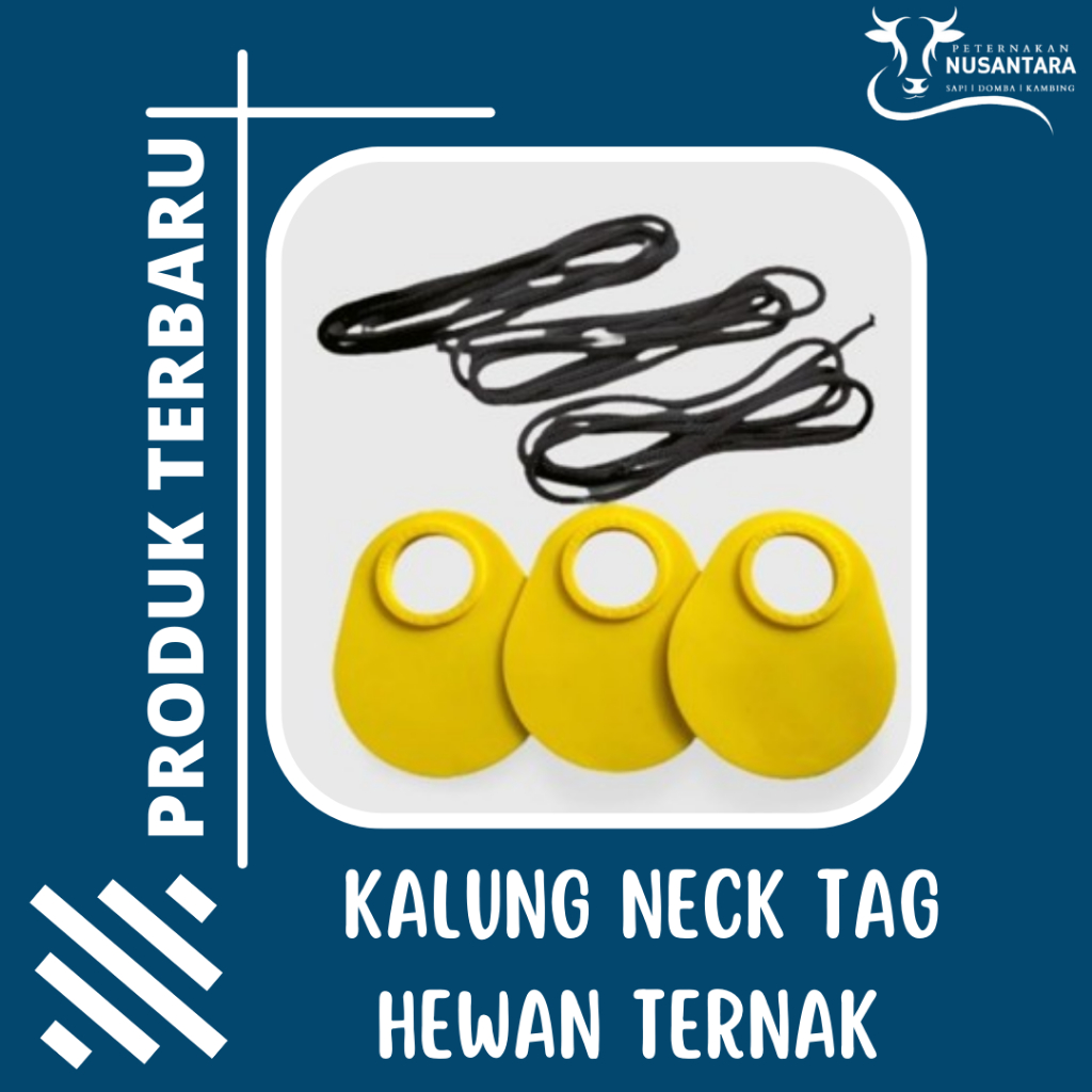 Berkualitas Neck Tag - Kalung Ternak Kambing Domba Sapi Kuda Termurah