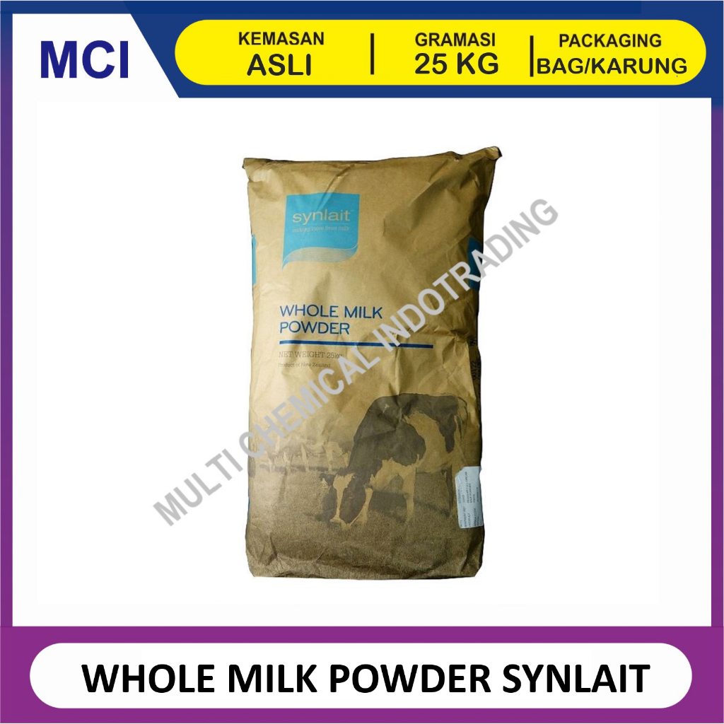 

(KHUSUS GOSEND/INSTANT) WHOLE MILK POWDER SYNLAIT / SUSU BUBUK SYNLAIT - 1 BAG 25 KG