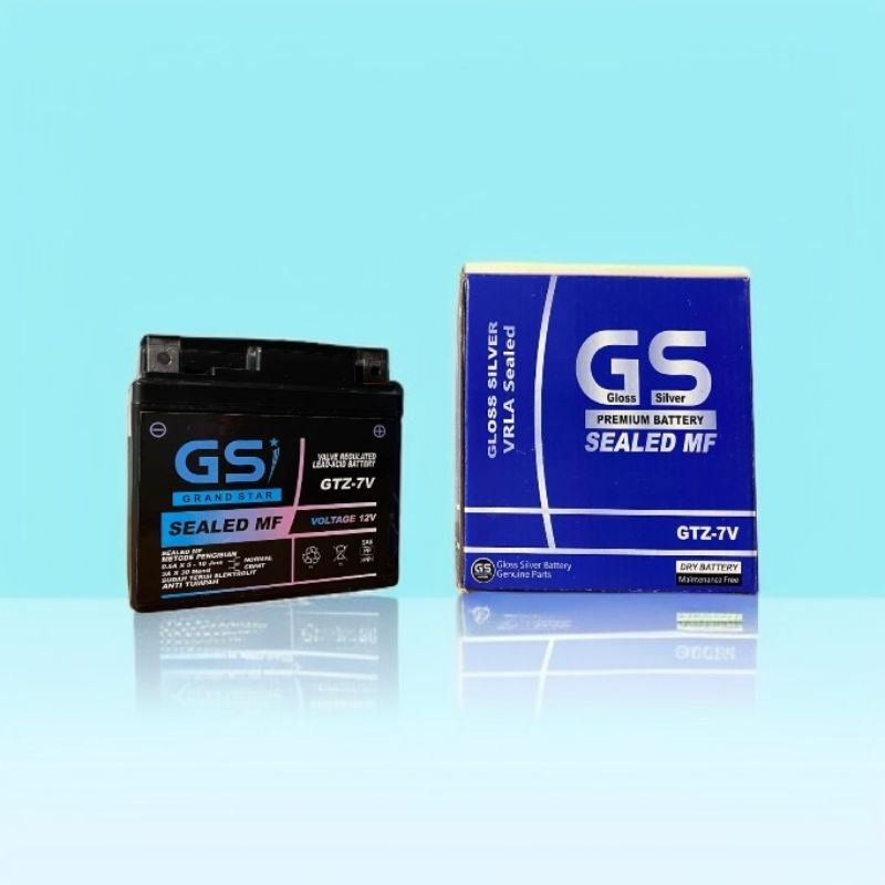 Aki motor nmax lexi ninja scorpio scoopy merek GS tipe GTZ-7v