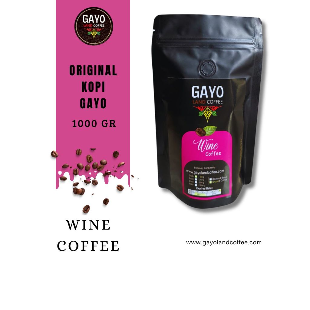 

Kopi wine Aceh Gayo 1000 Gr