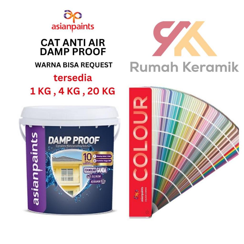 DAMP PROOF Asian Paints Waterproofing Paint 20 Kg | Cat Tembok Dinding Exterior Anti Air / Cat Tembo