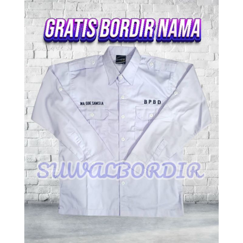 KEMEJA BPBD LENGAN PANJANG TERBARU SERAGAM BPBD