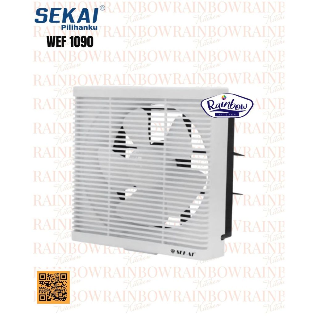 Sekai - Exhaust Fan 10 inch / Kipad Dinding WEF 1090 SEKAI / Kipas Angin Patisi