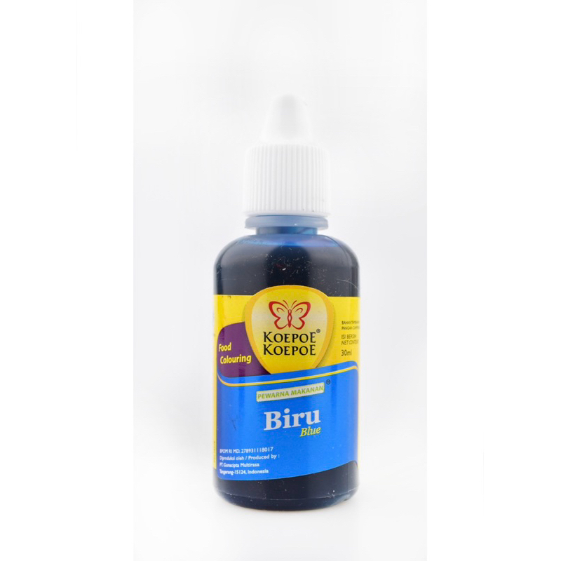 

Pewarna Makanan Koepoe Pewarna Biru 30 ml