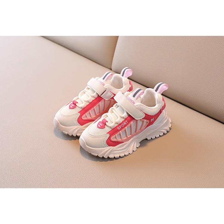 SEPATU SNEAKER ANAK PEREMPUAN PINK LUCU SEPATU LEBARAN NATAL IMUT CUTE LUCU 1-3 TAHUN