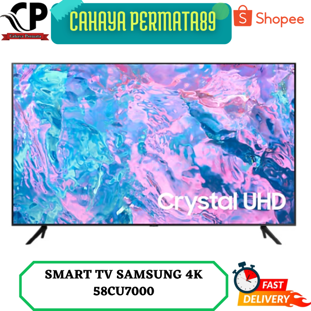 SAMSUNG 58CU7000 - Smart TV Crystal UHD 58 Inch UA58CU7000 - 60BU8000