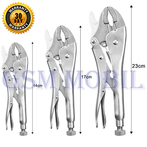 Tang Jepit Buaya Bengkok Gagang Besi 5 7 10 Inch - 10007215