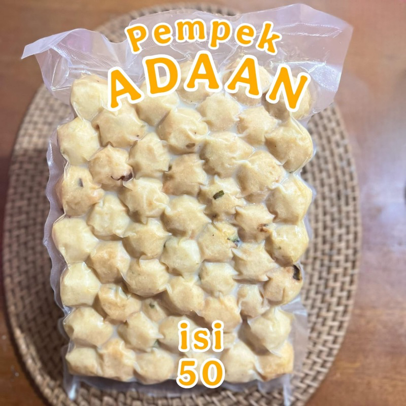 

Pempek Adaan/Pempek Ikan tenggiri/Pempek Isi 50/Pempek Frozen