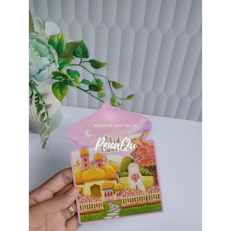 

Amplop Lebaran 2025 aesthetic Bentuk Masjid