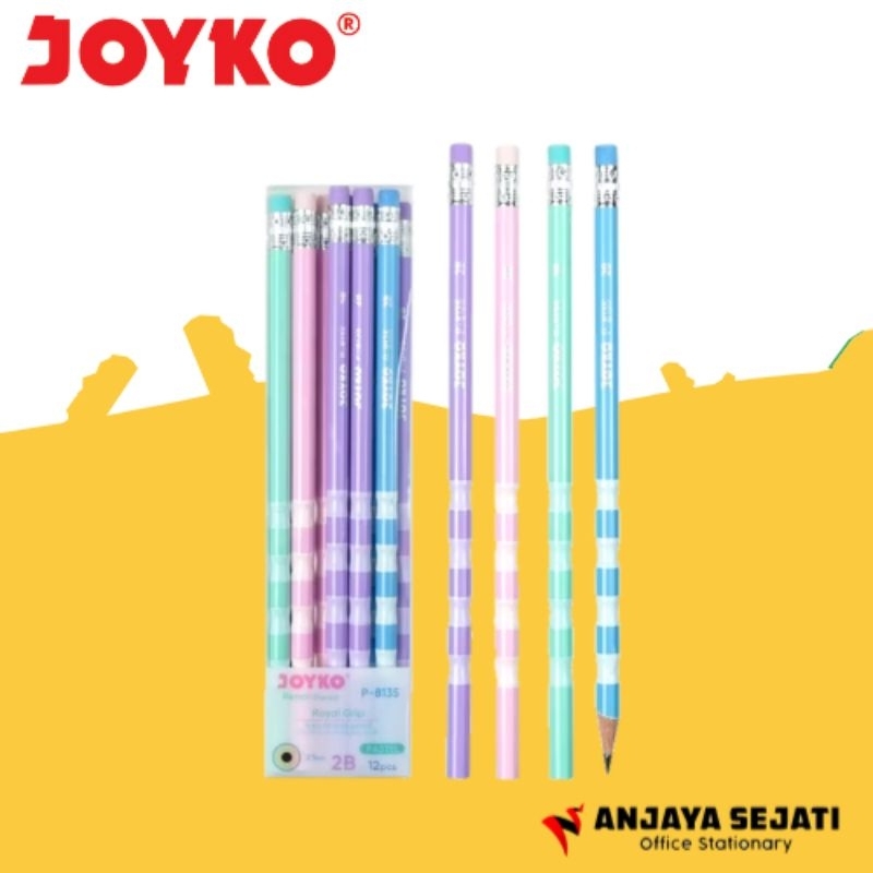 

Pensil 2B Joyko P-8135 Royal Grid | Perlusin