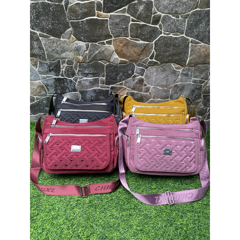 Tas chibao ori Selempang 8896-22 Chibao Bahan Kanvas
