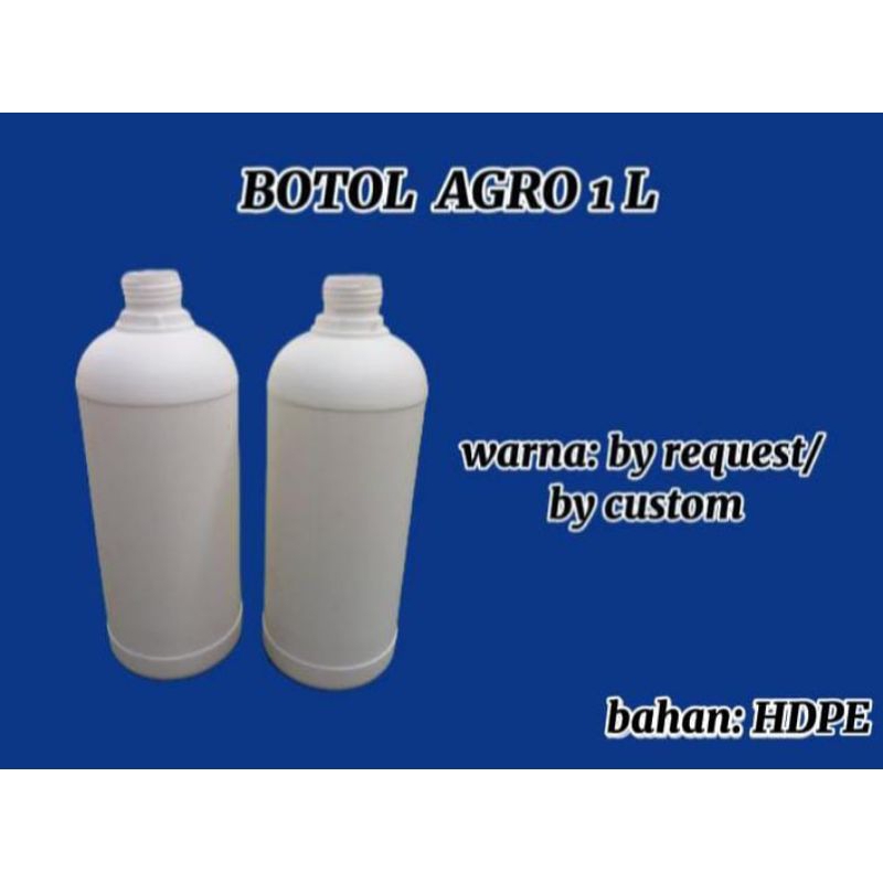 BOTOL AGRO 1 L - BAHAN HDPE