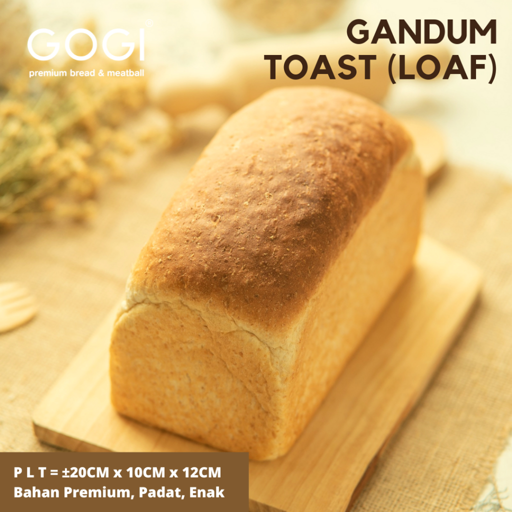 

Roti Tawar Gandum Wholemeal Bread Roti Whole Wheat Toast Bread Premium