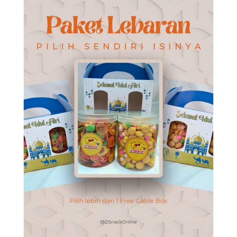 

[Hampers Murah] Custom Snack Hampers Lebaran || Manis | Pedes | Gurih || PILIH SENDIRI ISINYA