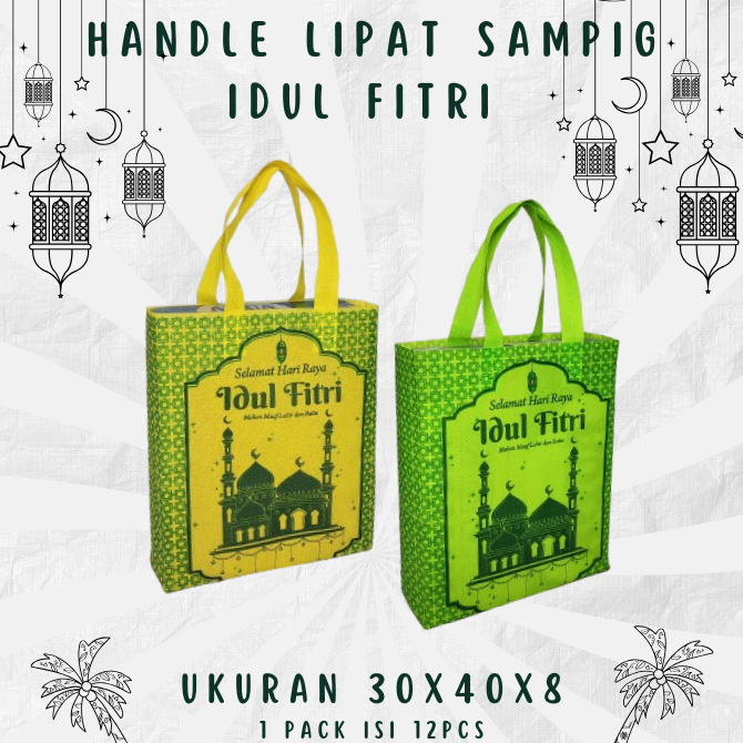 

Tas Lebaran Flexo Ukuran 30x40 Tas Hampers Tas Sovenir Termurah