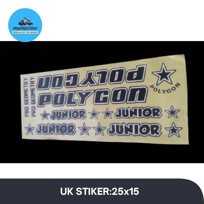 Stiker Sepeda Polygon Junior