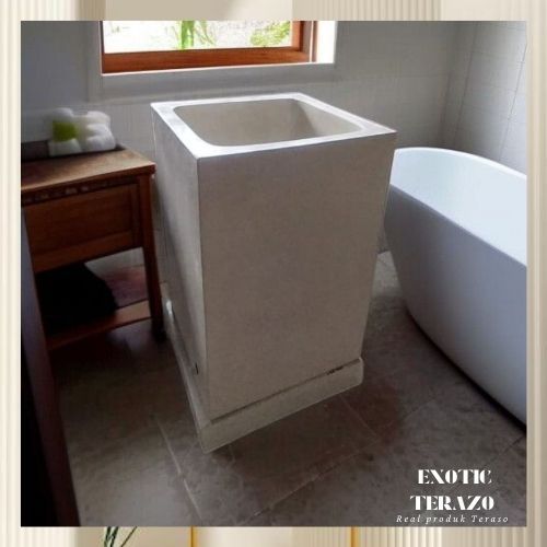 Bak Mandi Minimalis Terazzo Type Kotak