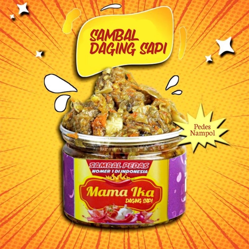 

Sambal Pedas Daging Sapi by MAMA EKA All Varian