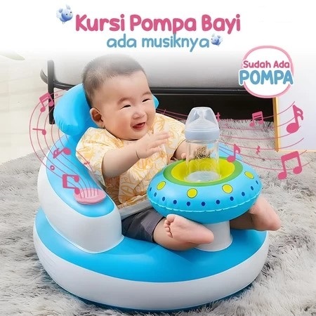 (COD)Kursi Sofa Duduk Bayi Kursi Pompa Bayi  / Sofa Makan Bayi Belajar Duduk / Tempat Duduk Bayi / K