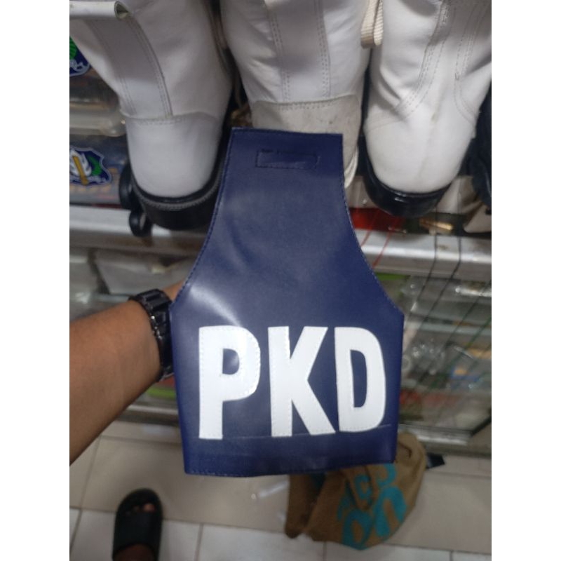 banlengan PKD warna biru dongker untuk satpam