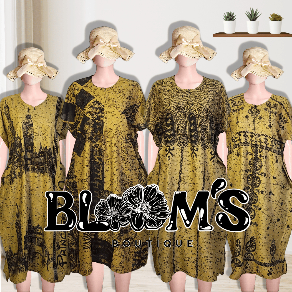 Blooms Homewear Daster Kaftan Lengan Pendek