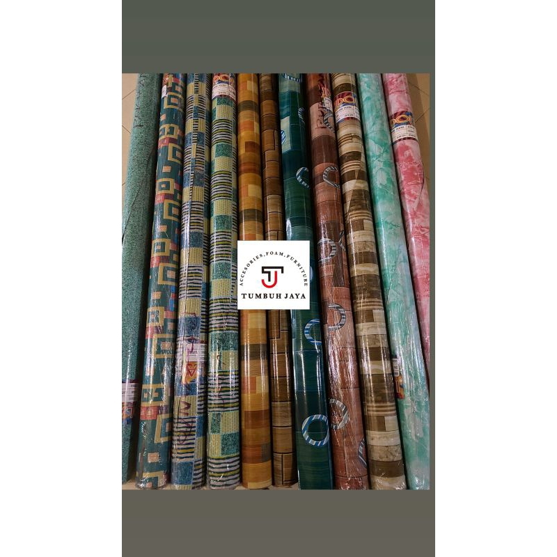 Taplak Meja plastik/karpet lantai/karpet plastik lebar 200cm