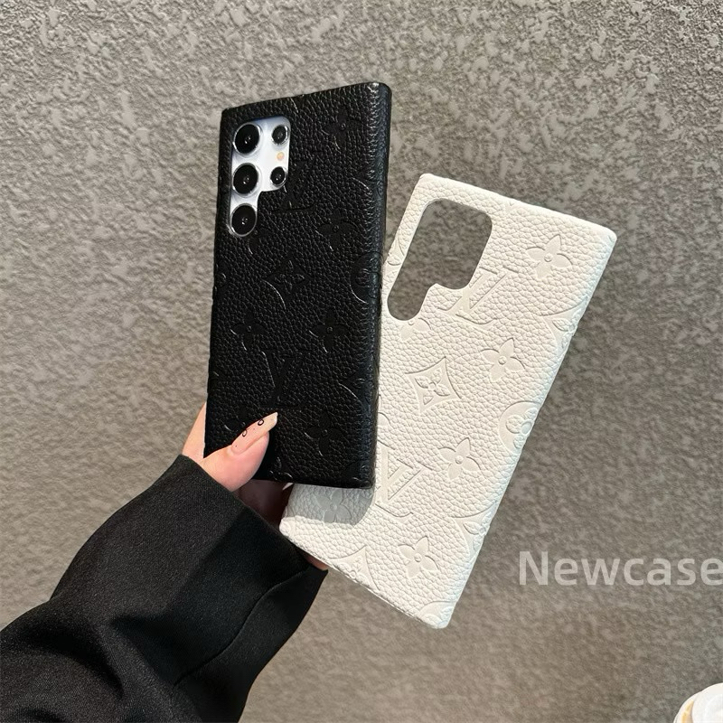 LEATHER KULIT LV PHONE CASE FOR SAMSUNG GALAXY S25 S24 S23 S22 S21 S20 S10 S9 PLUS ULTRA NOTE20 NOTE