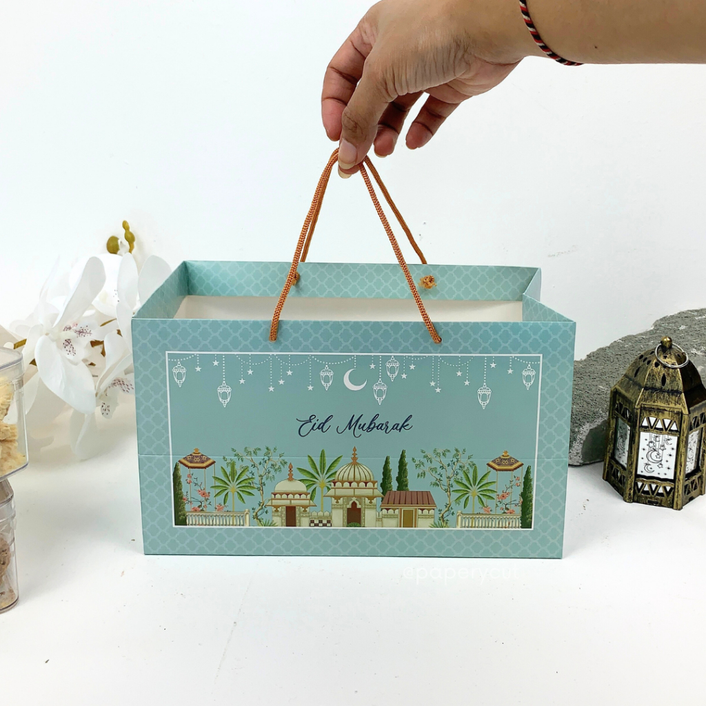 

Paperbag Toples Kue Cookies - Lebaran 23 x 12 x 13.5 cm - ECO