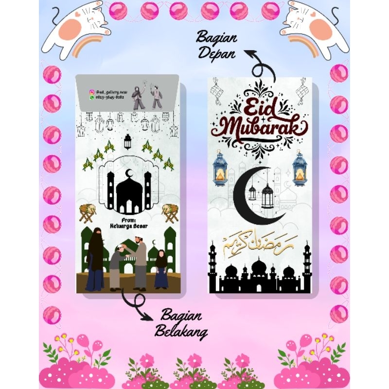 

Amplop Lebaran 10 pcs Free Custom Nama