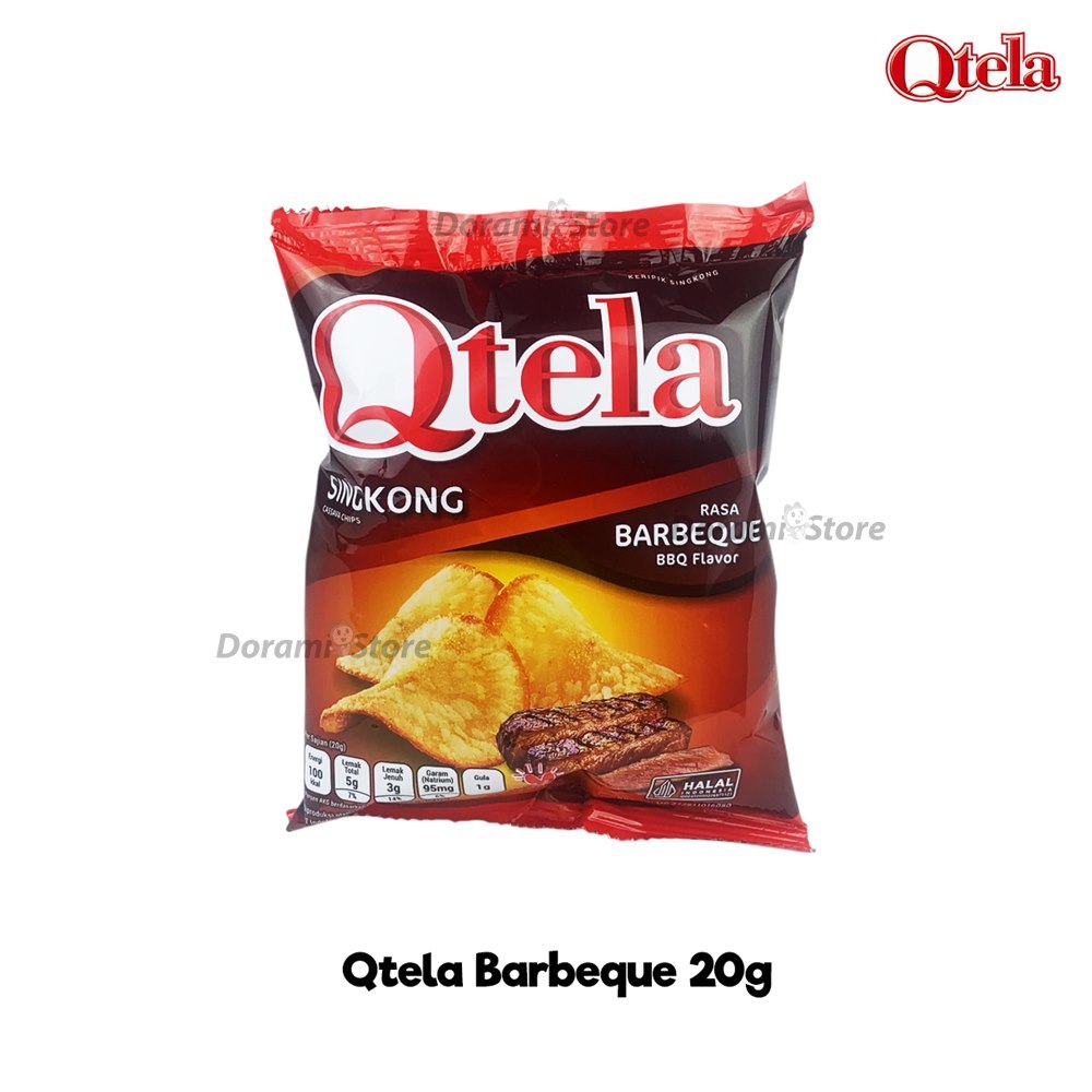 

Qtela Barbeque 20g / Cemilan Keripik Singkong 1PCS