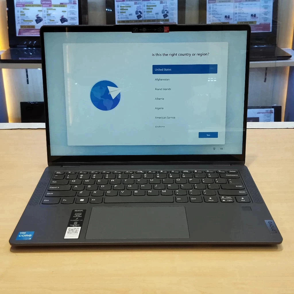 PROMO LIMITED LAPTOP LIPAT LENOVO IDEAPAD FLEX 5 14 INTEL I3 1115G4 8GB 512GB 14.0 FHD IPS (NON TOUC