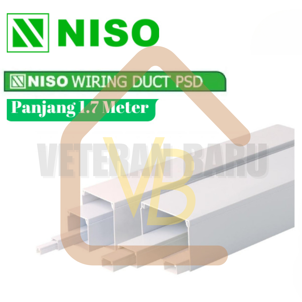 NISO Kabel DUCT PSD 1.7M / Pelindung Kabel Ducting PVC Protektor Cable