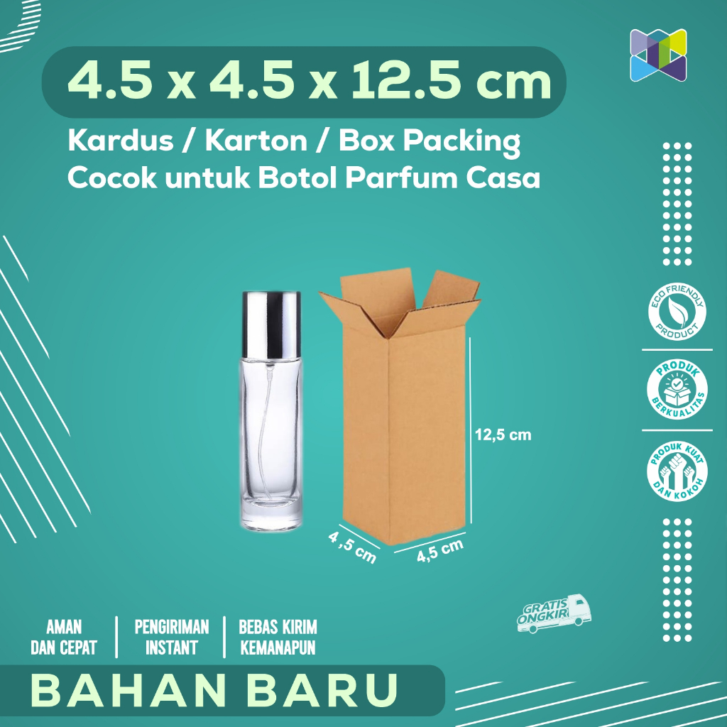 

Box Packing 4,5x4,5x12,5 / Kardus Packing / Karton Packing cocok untuk Aksesoris, Skincare, Pakaian, Elektronik, Barang Pecah Belah, Dokumen, Buku dengan Harga home industri langsung.