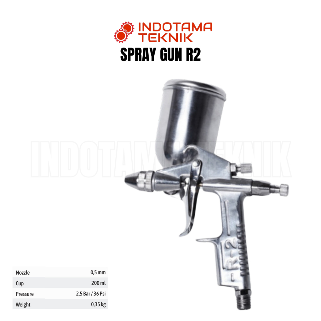 HL Spray Gun R2 PRO + Tabung Atas