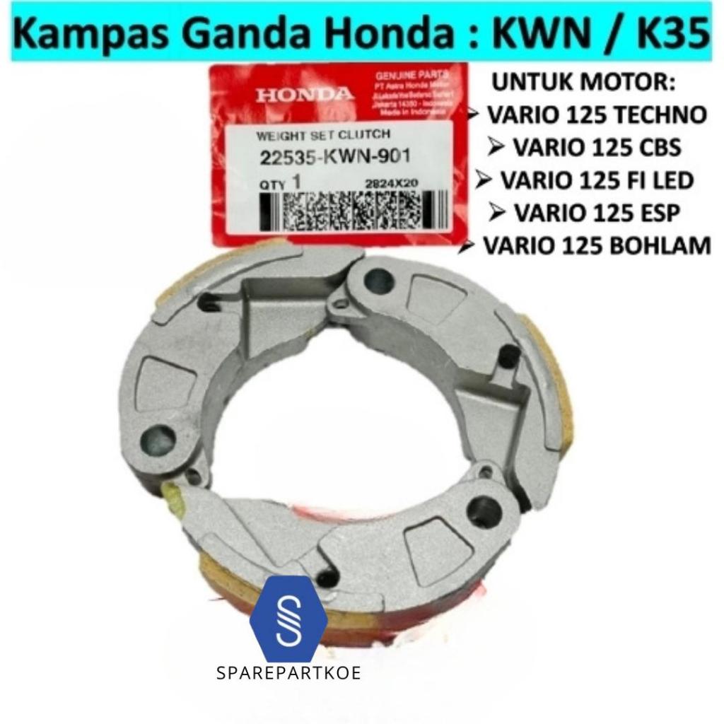 Kampas Ganda / kampas otomatis Honda Vario 125 Old - Vario 125 techno KWN