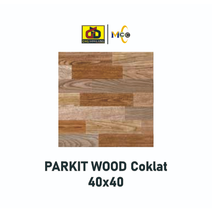 KERAMIK LANTAI KAYU 40X40 MCC PARKIT WOOD / KERAMIK LANTAI CORAK KAYU / KERAMIK 40X40 LANTAI MOTIF K