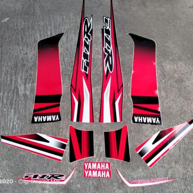 striping fiz r merah