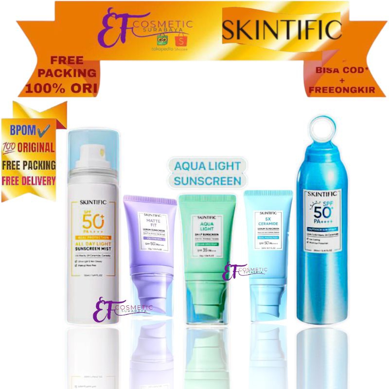 SKINTIFIC Sunscreen Series - Sunscreen