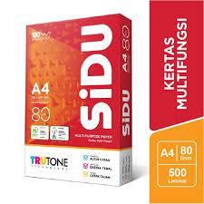 

Kertas hvs SIDU a4 80 gram