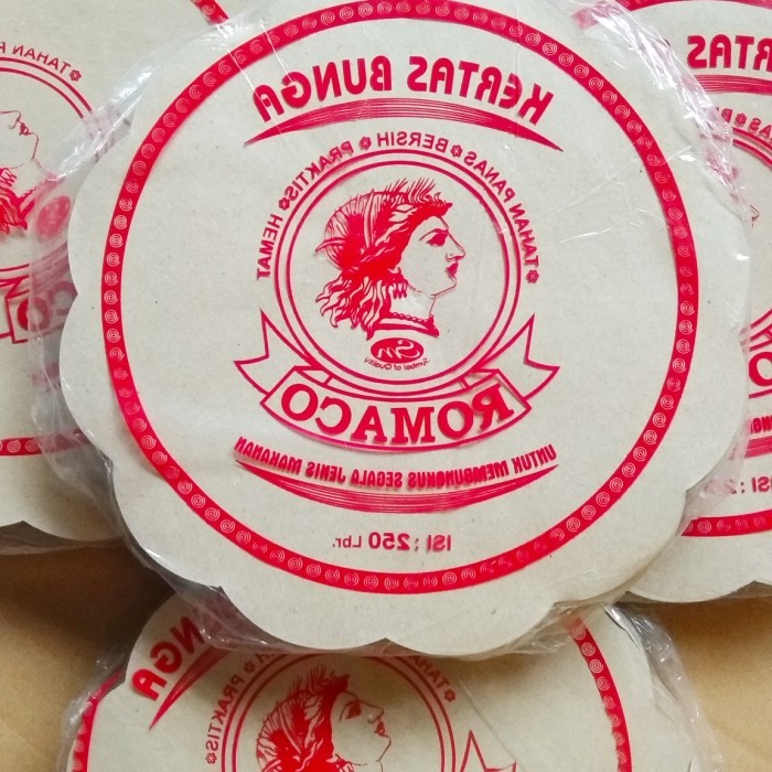 Kertas Nasi Bunga | Kertas Nasi Bulat | Kertas Nasi Murah | Kertas Bungkus Nasi | Kertas  Nasi Besar