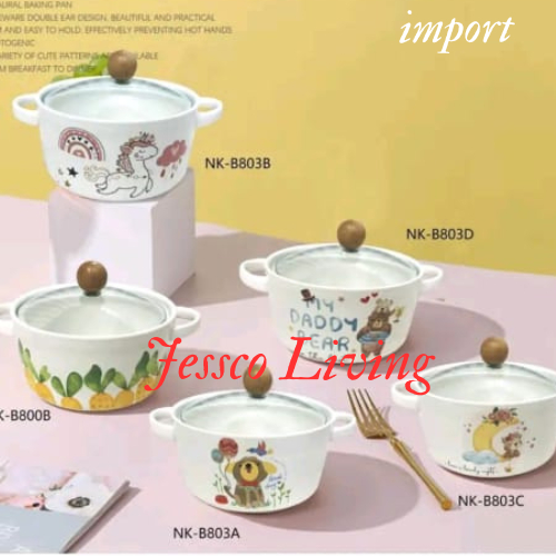 

IMPORT 10 Varian Sup Tureen 6" Dengan penutup NK-B80